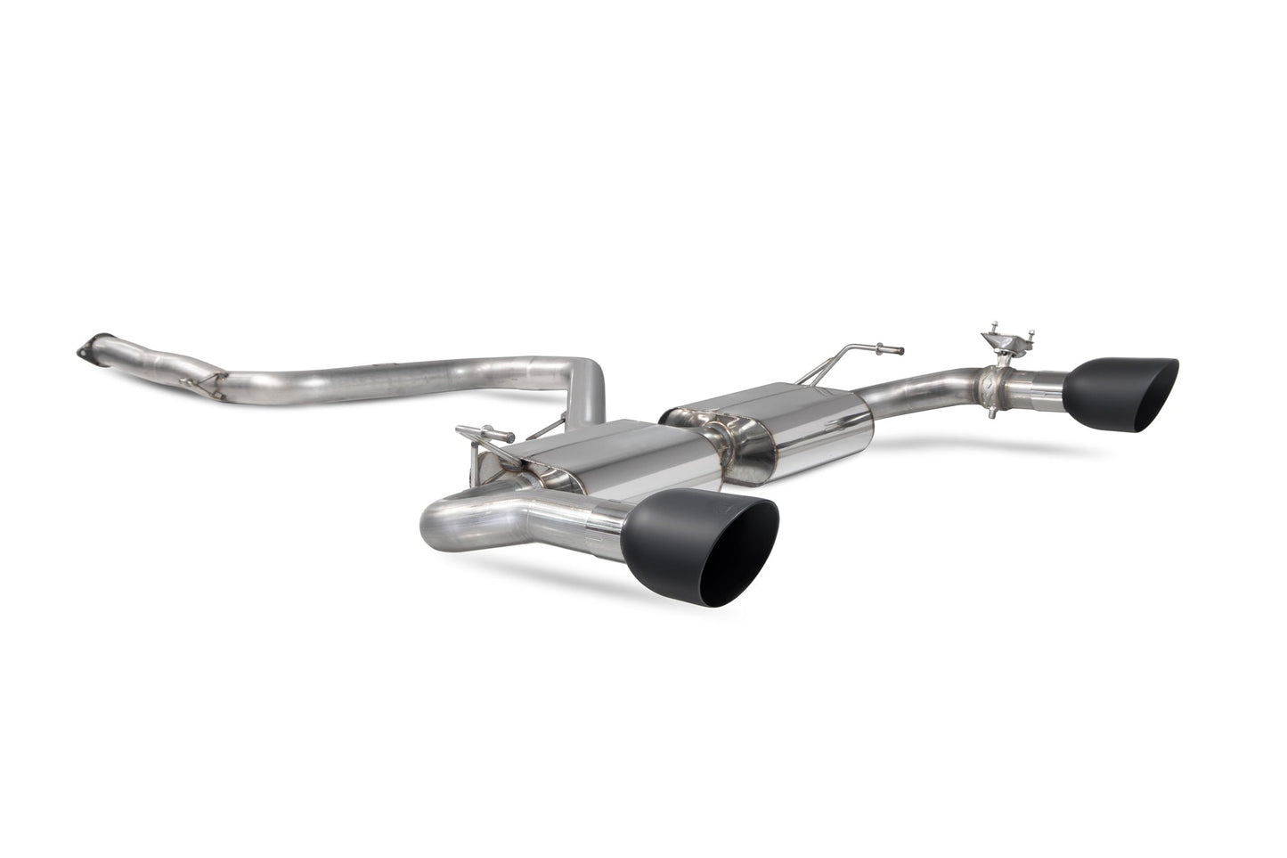 Scorpion Non-Res GPF-Back Valved Exhaust (Black Daytona) for Hyundai i30N Performance Fastback (19-22)