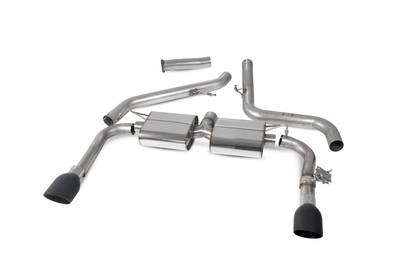 Scorpion Non-Res GPF-Back Valved Exhaust (Black Daytona) for Hyundai i30N Performance Fastback (19-22)