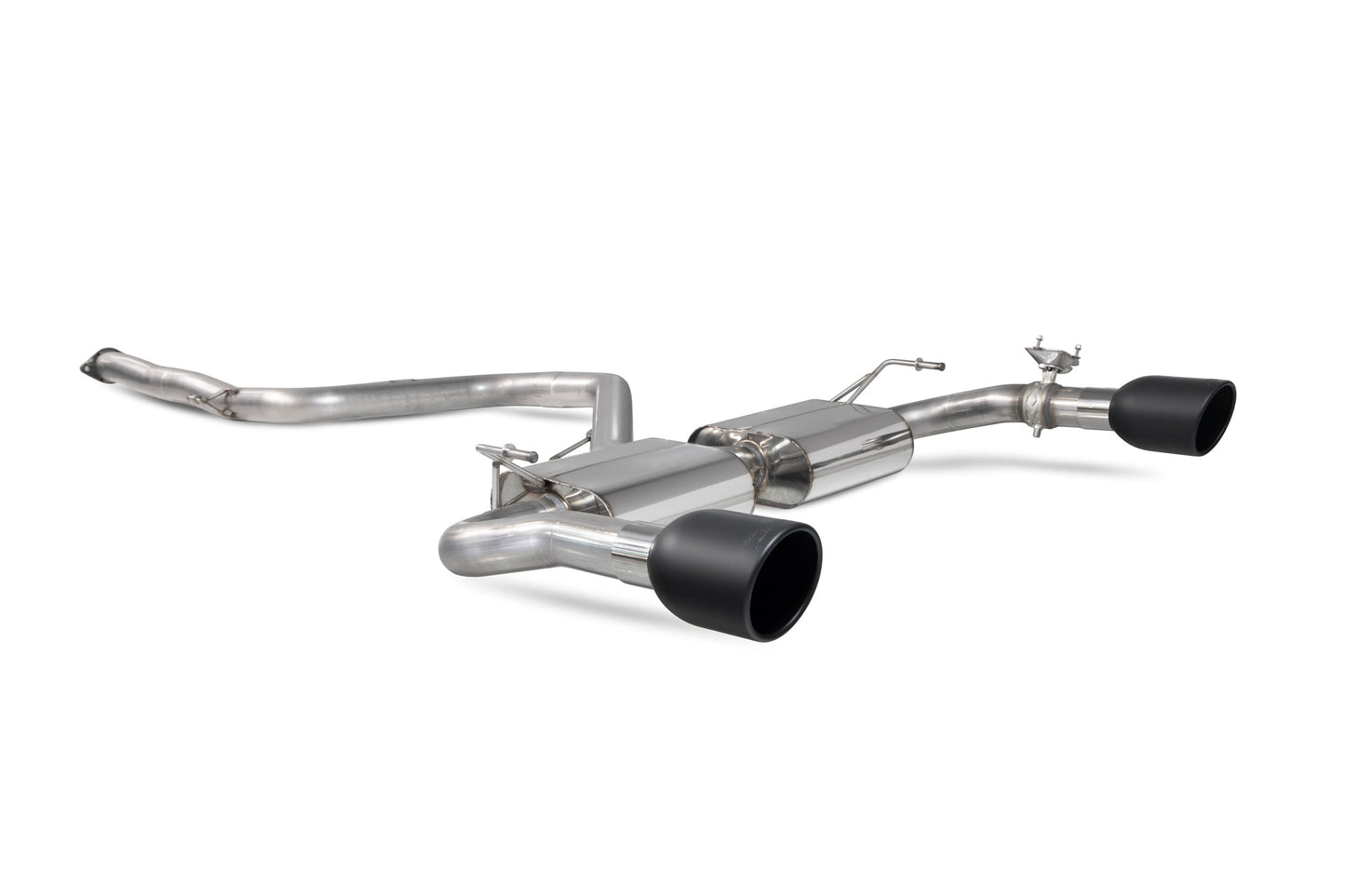Scorpion Non-Res GPF-Back Valved Exhaust (Black Indy) for Hyundai i30N Performance Fastback (19-22)
