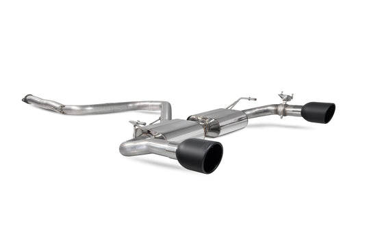 Scorpion Non-Res GPF-Back Valved Exhaust (Black Indy) for Hyundai i30N Performance Fastback (19-22)