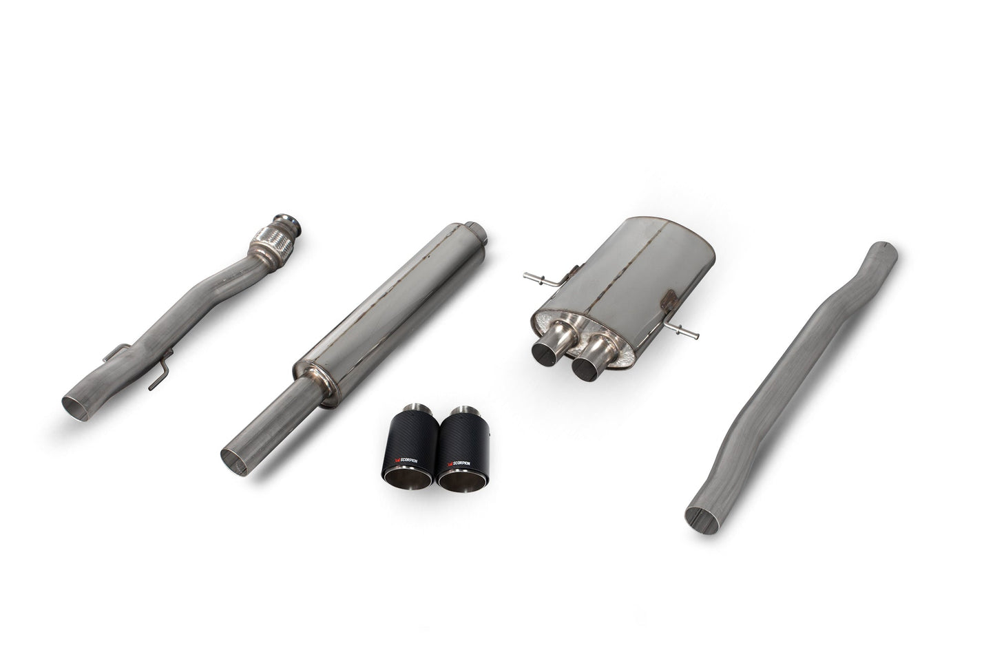 Scorpion Resonated Cat-Back Exhaust (Ascari) for Mini Cooper S R56 R57 R58 R59 (07-14)