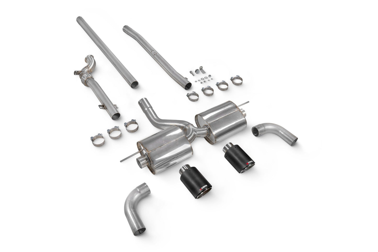 Scorpion Non-Res Cat-Back Exhaust (Ascari) for Mini Countryman R60 Cooper S All4 (10-16)