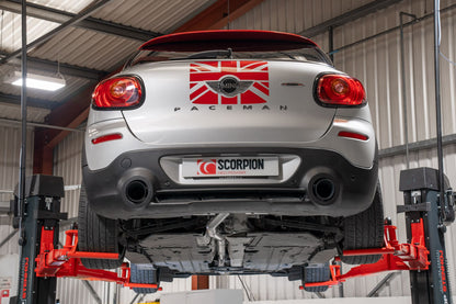 Scorpion Non-Res Cat-Back Exhaust (Black Daytona) for Mini Paceman R61 Cooper S All4 (10-16)