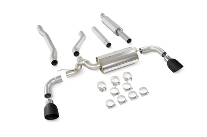 Scorpion Resonated Cat-Back Exhaust (Black Daytona) for Mini Clubman F54 Cooper S (15-18)