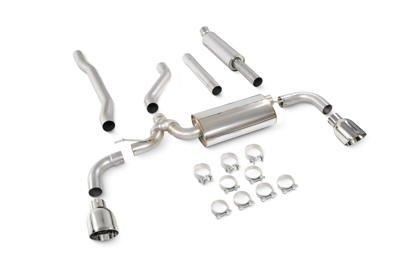 Scorpion Resonated Cat-Back Exhaust (Daytona) for Mini Clubman F54 Cooper S (15-18)