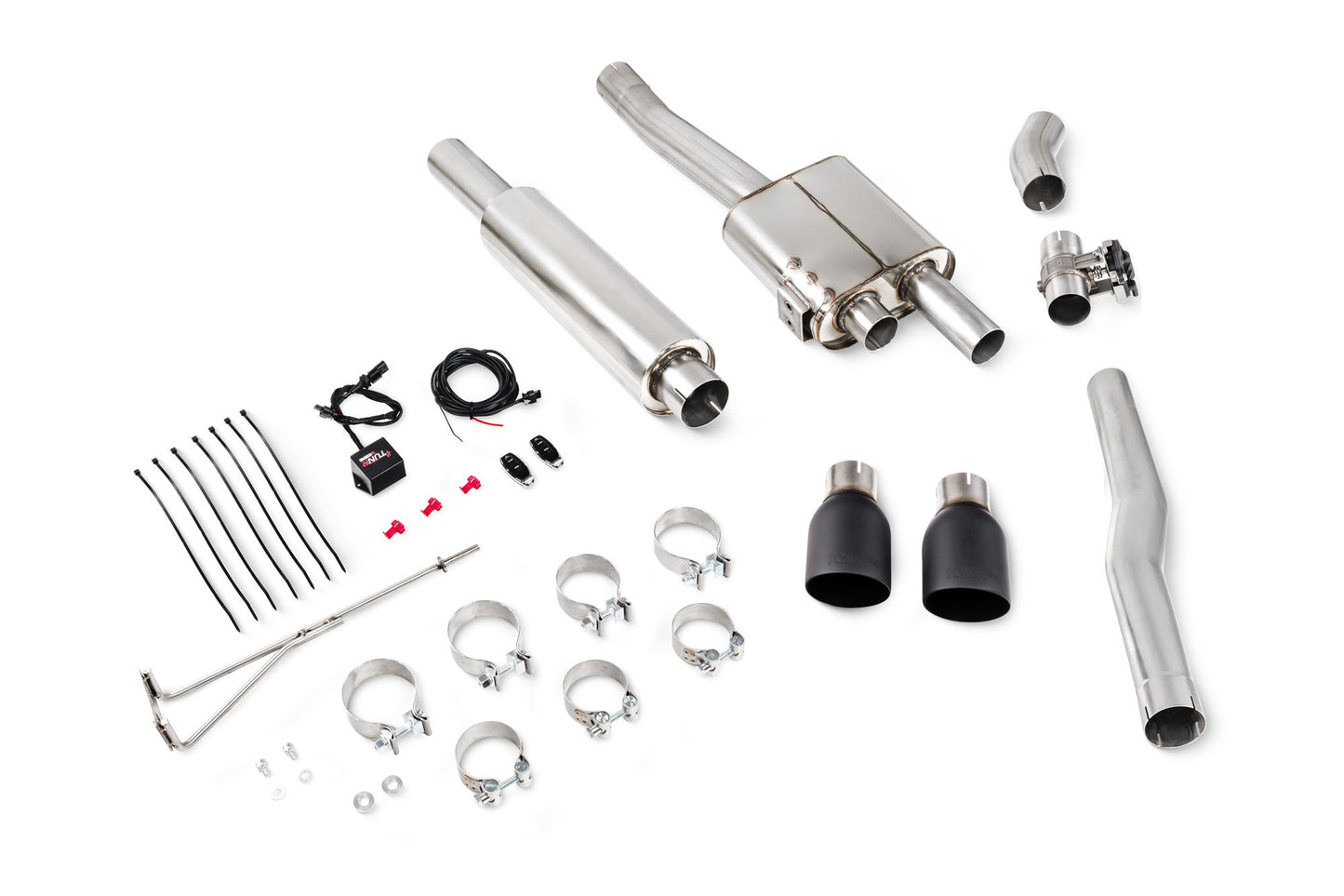 Scorpion TunR Resonated Cat-Back Valved Exhaust (Black Daytona) for Mini Cooper S F56 (14-18)