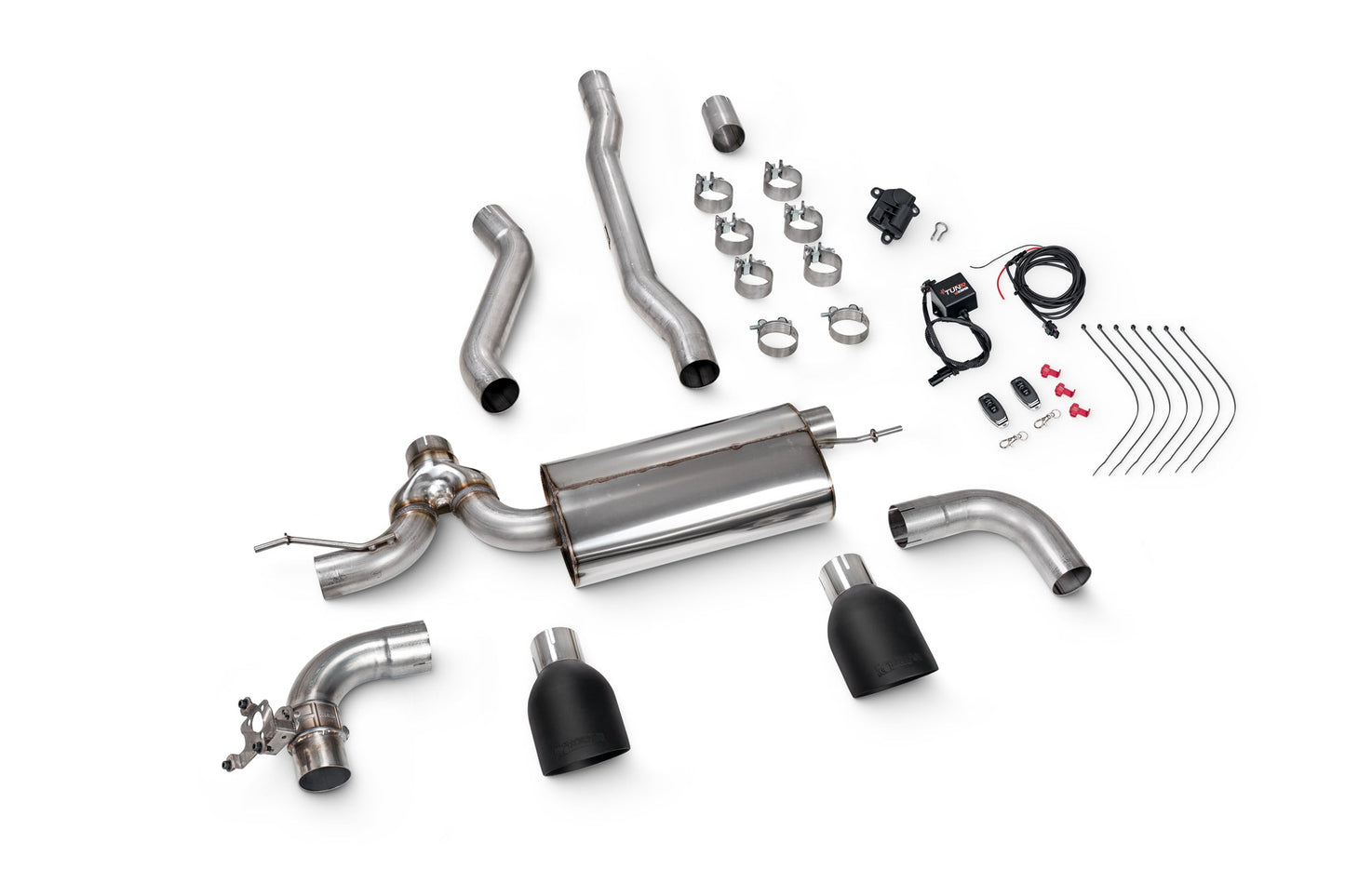 Scorpion TunR GPF-Back Exhaust (Black Daytona) for Mini Clubman F54 Cooper S (19-24)