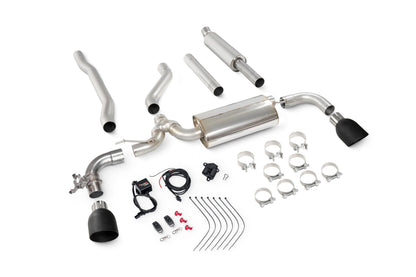 Scorpion TunR Resonated Cat-Back Exhaust (Black Daytona) for Mini Clubman F54 Cooper S (15-18)