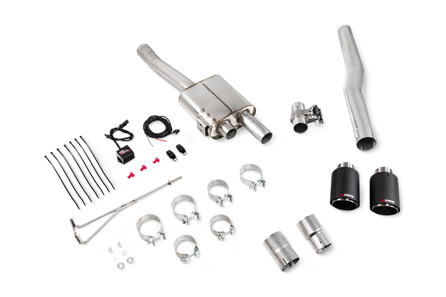 Scorpion TunR Non-Res GPF-Back Valved Exhaust (Ascari) for Mini Cooper S F56 (19-24)