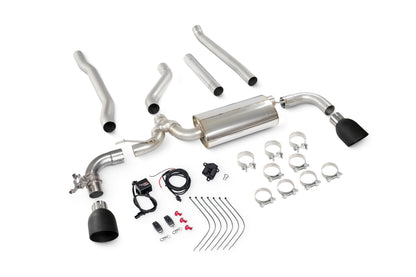 Scorpion TunR Non-Res Cat-Back Exhaust (Black Daytona) for Mini Clubman F54 Cooper S (15-18)