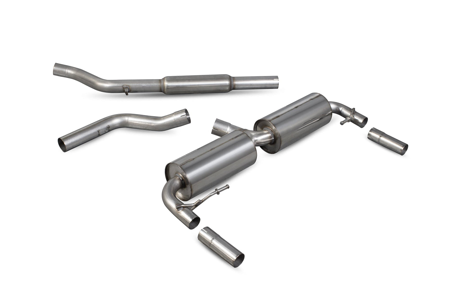 Scorpion Resonated Cat-Back Exhaust (OE Fitment) for Renault Clio Sport RS 200 (09-12)