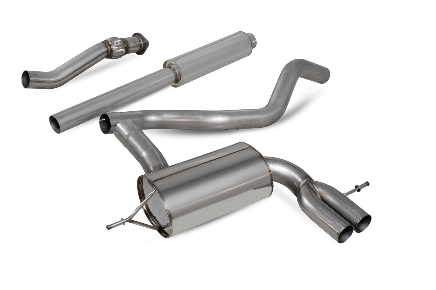 Scorpion Resonated Cat/GPF-Back Exhaust (OE Fitment) for Renault Megane RS280 GPF/ RS300 Trophy (19-22)
