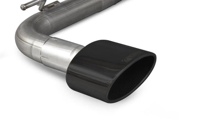 Scorpion Resonated Cat/GPF-Back Exhaust (Black EVO R) for Seat Leon Mk3 Cupra 2.0 TSI (14-20)