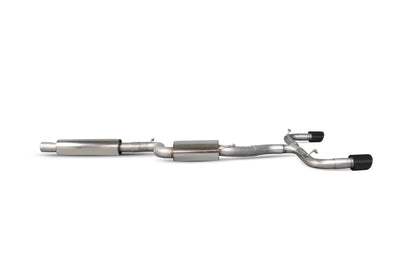 Scorpion Resonated Cat/GPF-Back Exhaust (Black EVO R) for Seat Leon Mk3 Cupra 2.0 TSI (14-20)