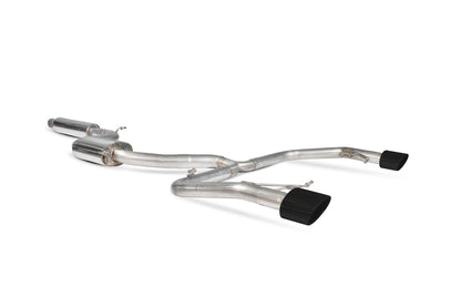 Scorpion Resonated Cat-Back Exhaust (Black EVO R) for Seat Leon Mk3 ST Cupra 2.0 TSI (15-18)