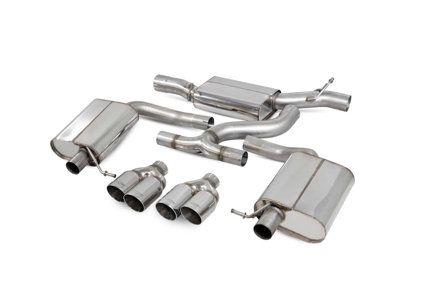 Scorpion Resonated Cat-Back Exhaust (Daytona Quad) for Seat Leon Cupra ST 300 Carbon Edition (18-19)
