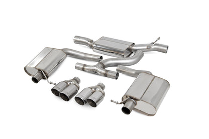 Scorpion Resonated Cat-Back Exhaust (Daytona Quad) for Seat Leon Cupra ST 300 Carbon Edition (18-19)
