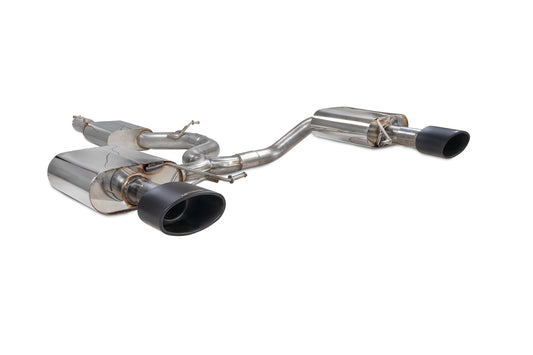 Scorpion Resonated GPF-Back Exhaust (Black EVO R) for Seat Leon Cupra ST 300 4Drive (18-22)