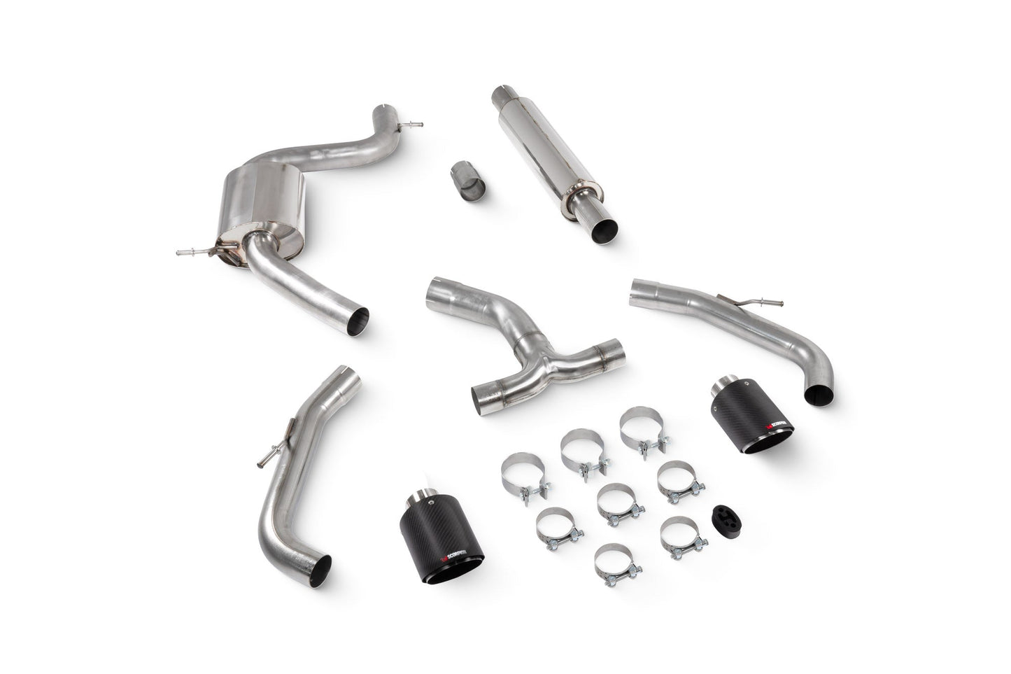 Scorpion Resonated GPF-Back Exhaust (Ascari) for CUPRA Leon 245 (21-25)