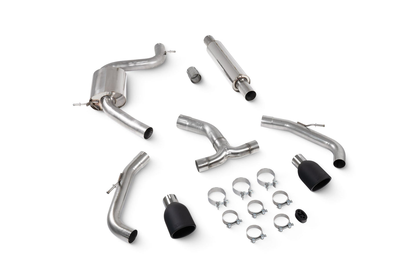 Scorpion Resonated GPF-Back Exhaust (Black Indy) for CUPRA Leon 245 (21-25)