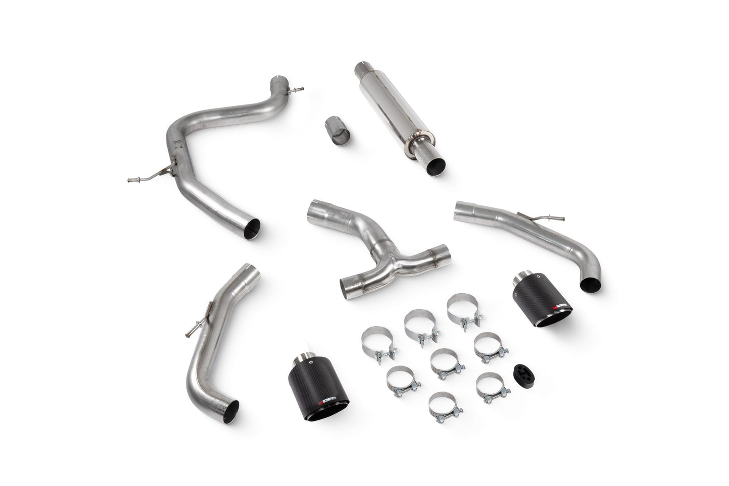 Scorpion Predator Resonated GPF-Back Exhaust (Ascari) for CUPRA Leon 245 (21-25)