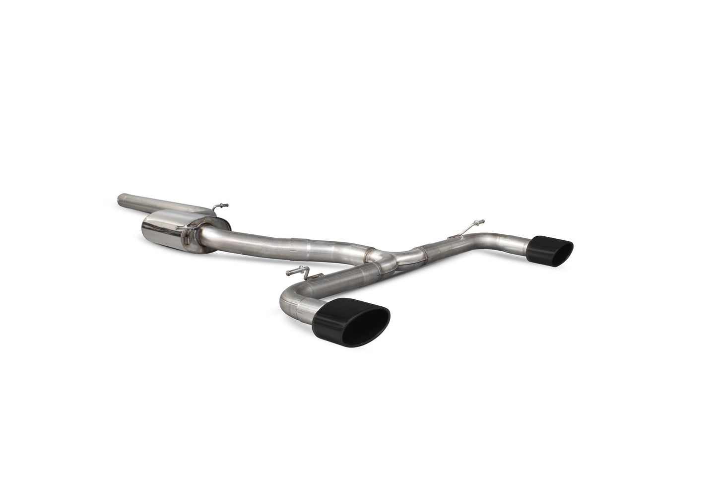 Scorpion Non-Res Cat/GPF-Back Exhaust (Black EVO R) for Seat Leon Mk3 Cupra 2.0 TSI (14-20)