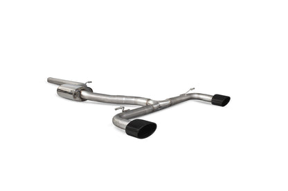 Scorpion Non-Res Cat/GPF-Back Exhaust (Black EVO R) for Seat Leon Mk3 Cupra 2.0 TSI (14-20)