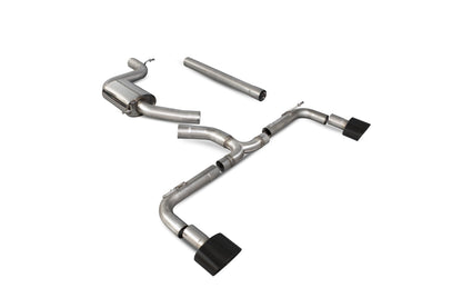 Scorpion Non-Res Cat/GPF-Back Exhaust (Black EVO R) for Seat Leon Mk3 Cupra 2.0 TSI (14-20)
