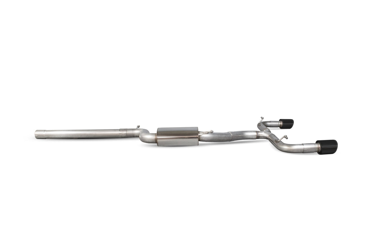 Scorpion Non-Res Cat/GPF-Back Exhaust (Black EVO R) for Seat Leon Mk3 Cupra 2.0 TSI (14-20)