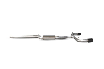 Scorpion Non-Res Cat/GPF-Back Exhaust (Black EVO R) for Seat Leon Mk3 Cupra 2.0 TSI (14-20)