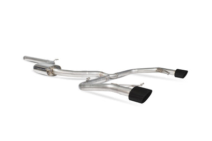 Scorpion Non-Res Cat-Back Exhaust (Black EVO R) for Seat Leon Mk3 ST Cupra 2.0 TSI (15-18)