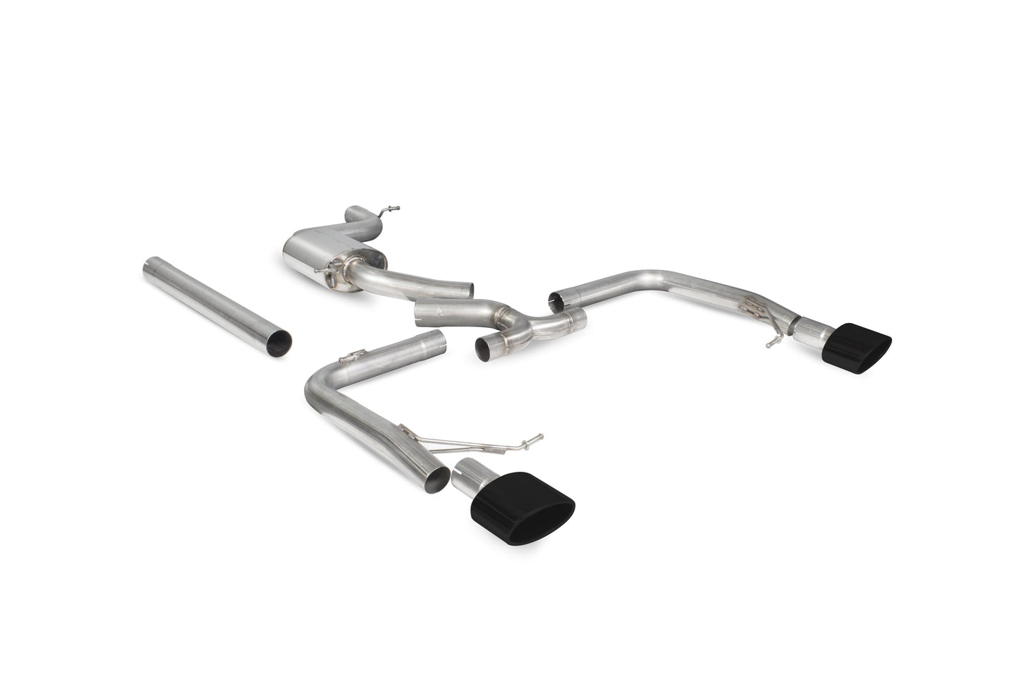 Scorpion Non-Res Cat-Back Exhaust (Black EVO R) for Seat Leon Mk3 ST Cupra 2.0 TSI (15-18)