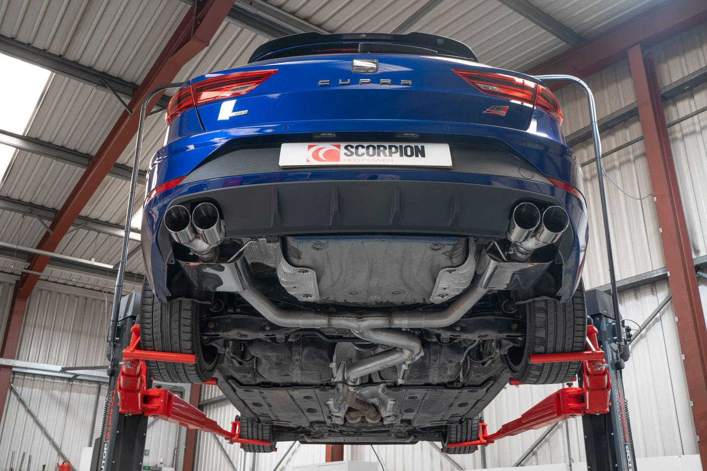 Scorpion Non-Res GPF-Back Exhaust (Daytona Quad) for Seat Leon Cupra ST 300 4Drive (18-22)