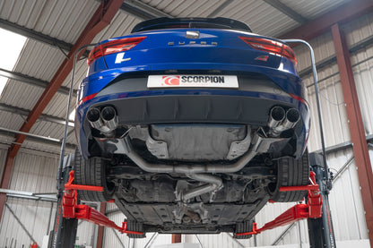 Scorpion Non-Res GPF-Back Exhaust (Daytona Quad) for Seat Leon Cupra ST 300 4Drive (18-22)
