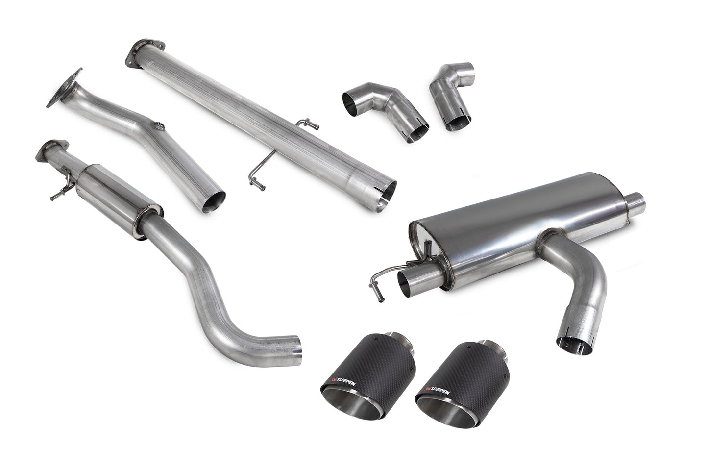 Scorpion Resonated GPF-Back Exhaust (Ascari) for Toyota GR Yaris (20-24)