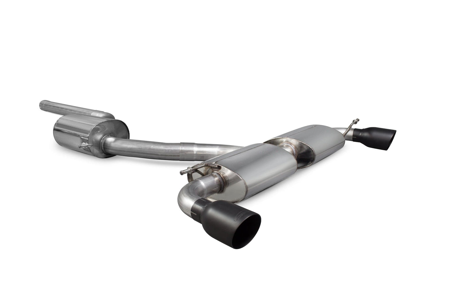 Scorpion Resonated Cat-Back Exhaust (Black Daytona) for VW Golf Mk6 GTI & Edition 35 (09-13)