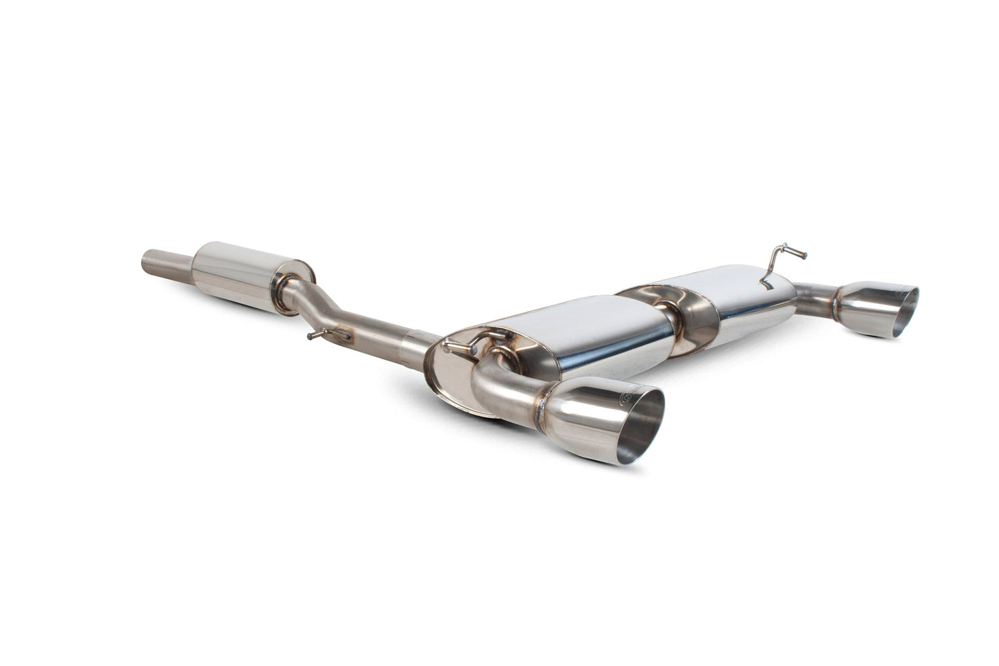 Scorpion Resonated Cat-Back Exhaust (Daytona Twin) for VW Golf Mk4 R32 (03-05)