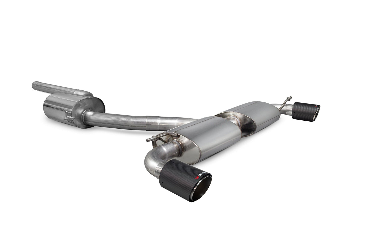 Scorpion Resonated Cat-Back Exhaust (Ascari) for VW Scirocco R (09-17)
