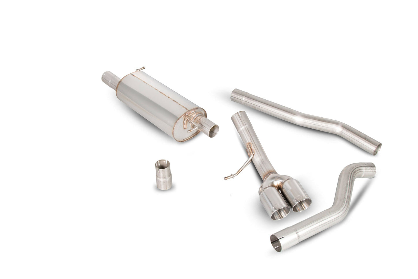 Scorpion Resonated Cat/DPF-Back Exhaust (Daytona Twin) for VW Transporter T5 & T6 2.0 BiTDI (15-19)