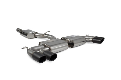 Scorpion Resonated Cat/GPF-Back Exhaust (Black Monaco) for VW Golf R Mk7.5 (17-20)