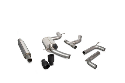 Scorpion Resonated Cat-Back Exhaust (Black Daytona) for VW Golf Mk7.5 GTI (17-18)