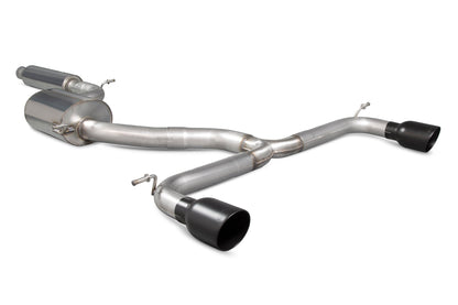 Scorpion Resonated GPF-Back Exhaust (Black Daytona) for VW Golf Mk7.5 GTI (19-20)