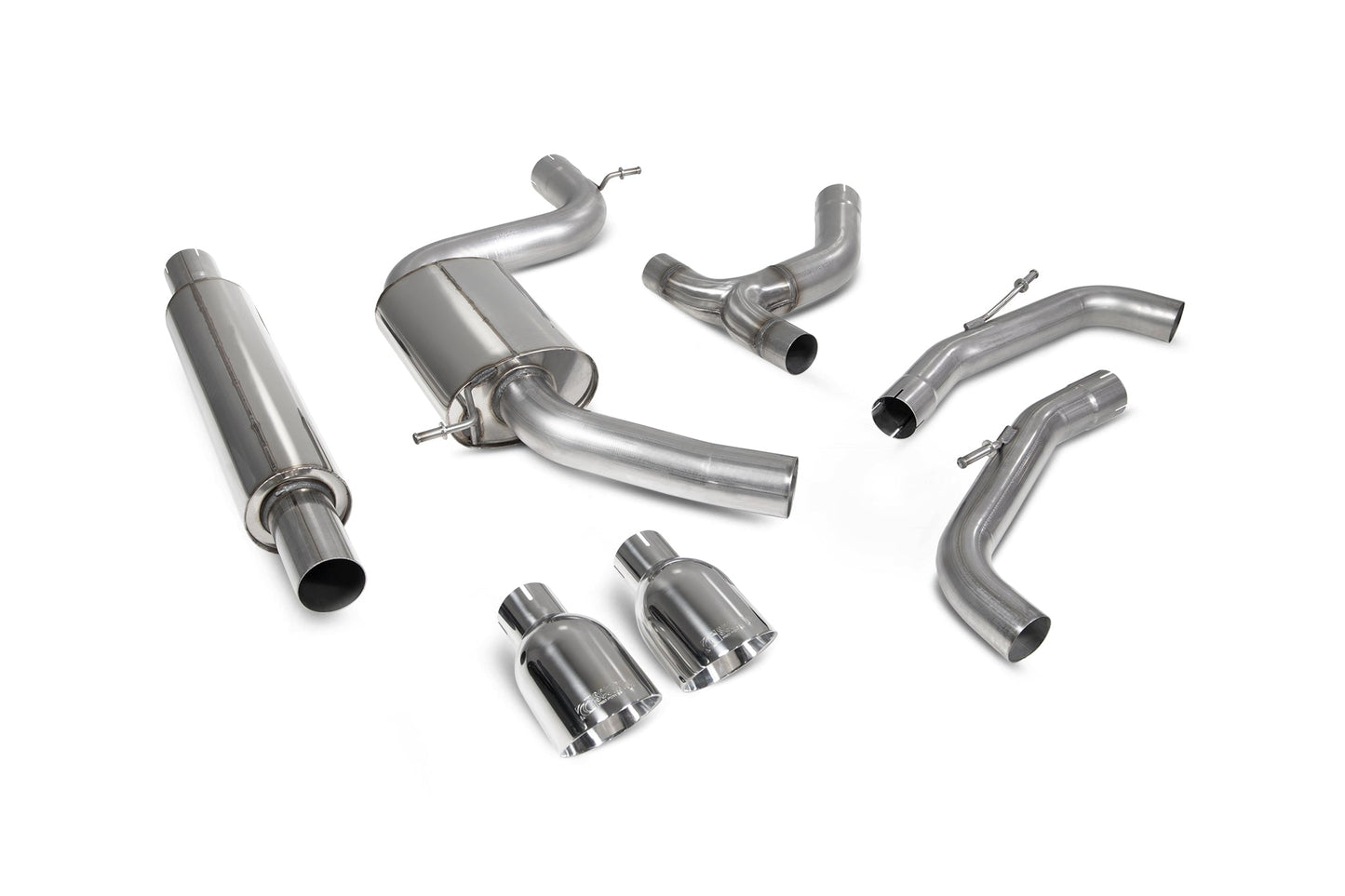 Scorpion Resonated GPF-Back Exhaust (Ascari) for VW Golf Mk8 Mk8.5 GTI (20-25)