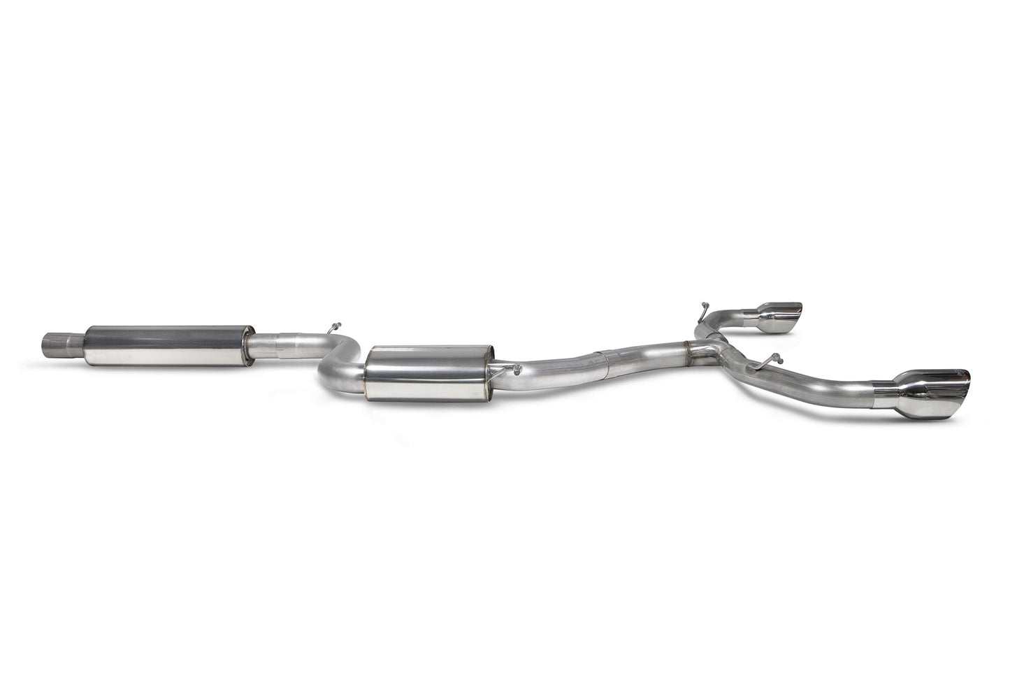 Scorpion Resonated GPF-Back Exhaust (Daytona) for VW Golf Mk8 Mk8.5 GTI (20-25)