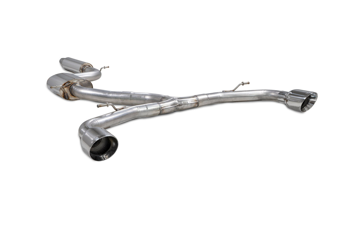 Scorpion Resonated GPF-Back Exhaust (Daytona) for VW Golf Mk8 Mk8.5 GTI Clubsport (20-25)
