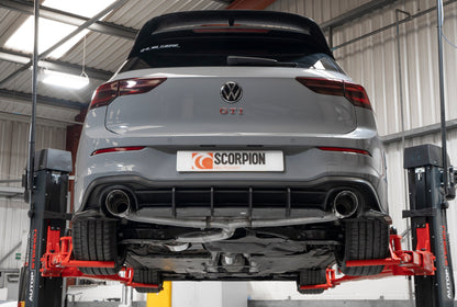 Scorpion Resonated GPF-Back Exhaust (Ascari) for VW Golf Mk8 Mk8.5 GTI Clubsport (20-25)