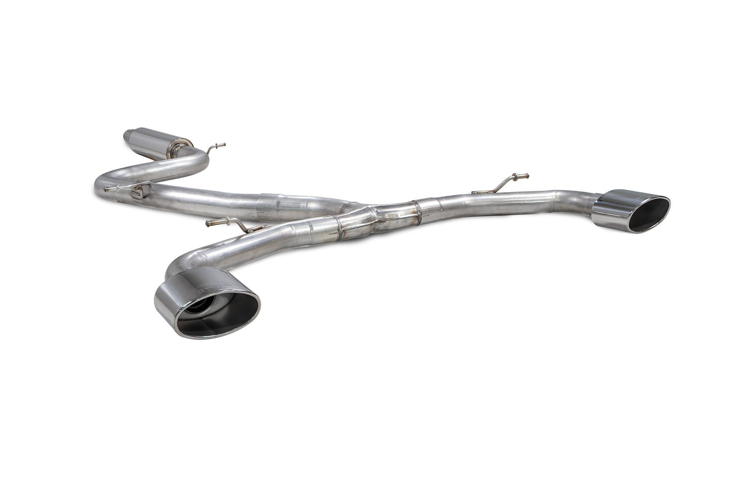 Scorpion Resonated Predator GPF-Back Exhaust (EVO) for VW Golf Mk8 Mk8.5 GTI Clubsport (20-25)