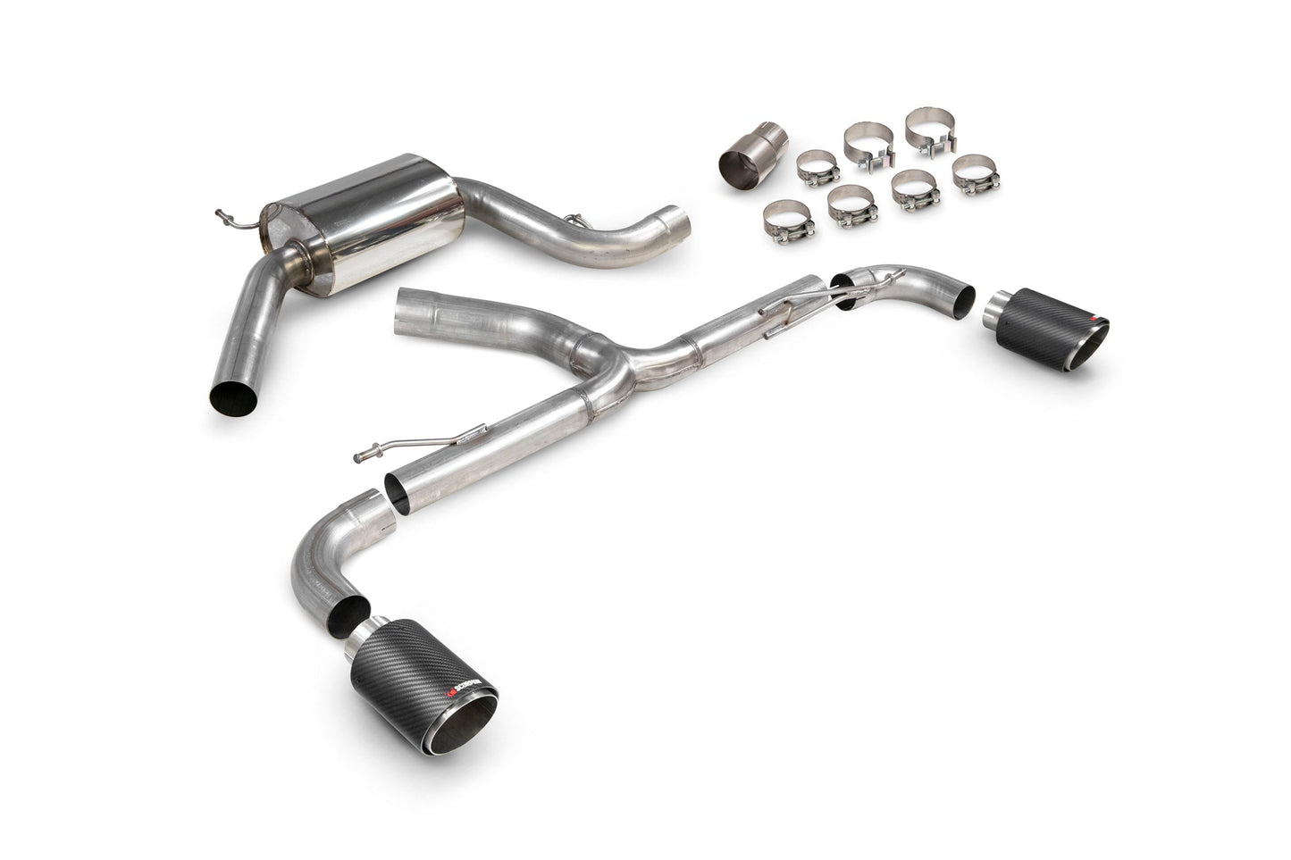 Scorpion Resonated Predator Cat-Back Exhaust (Ascari) for VW Golf Mk6 GTI & Edition 35 (09-13)