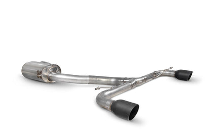 Scorpion Resonated Predator Cat-Back Exhaust (Black Daytona) for VW Golf Mk6 GTI & Edition 35 (09-13)