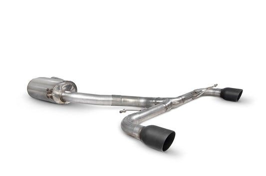 Scorpion Resonated Predator Cat-Back Exhaust (Black Daytona) for VW Golf Mk6 GTI & Edition 35 (09-13)